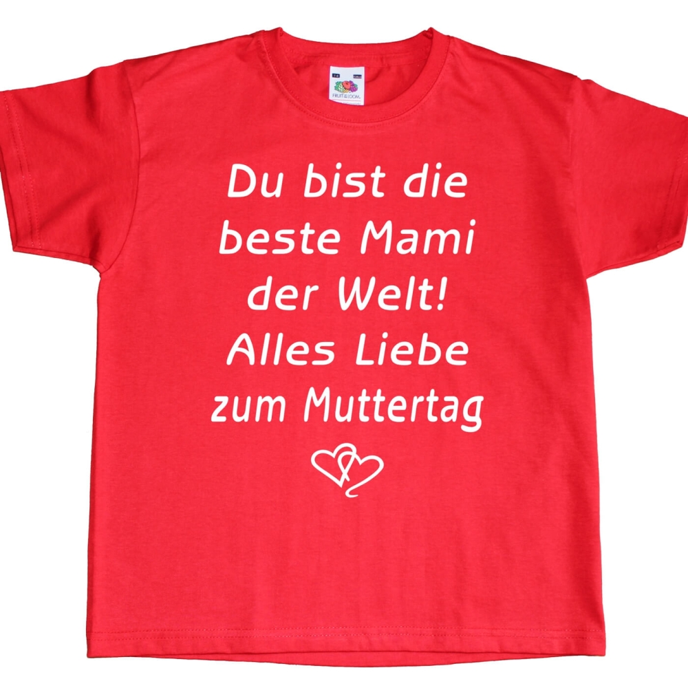 Kinder T-Shirt Muttertag