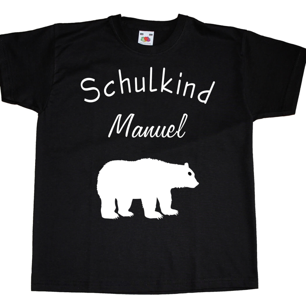 Kinder T-Shirt - Schulkind - Name frei