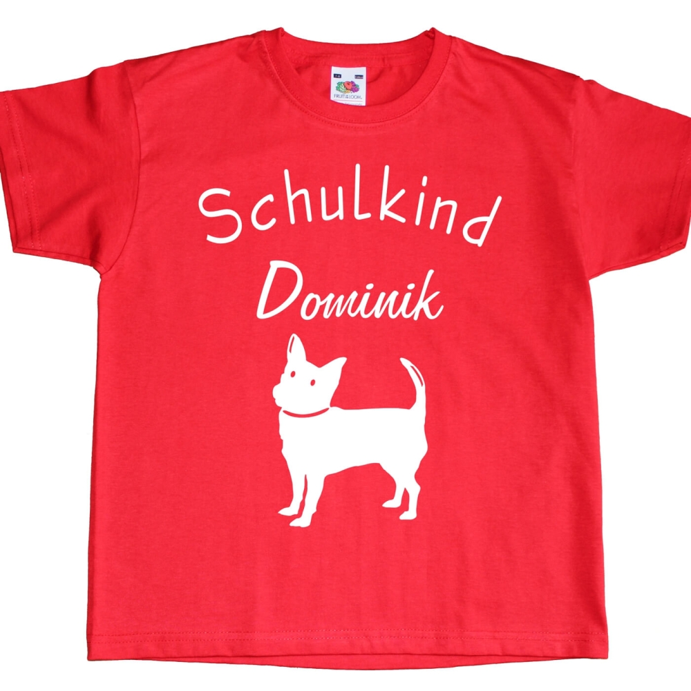 Kinder T-Shirt - Schulkind - Name frei