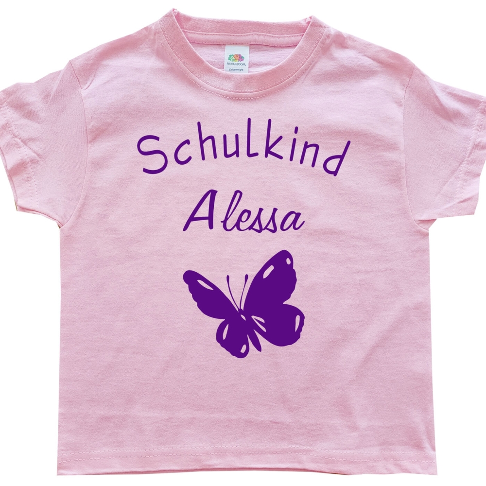 Kinder T-Shirt - Schulkind - Name frei