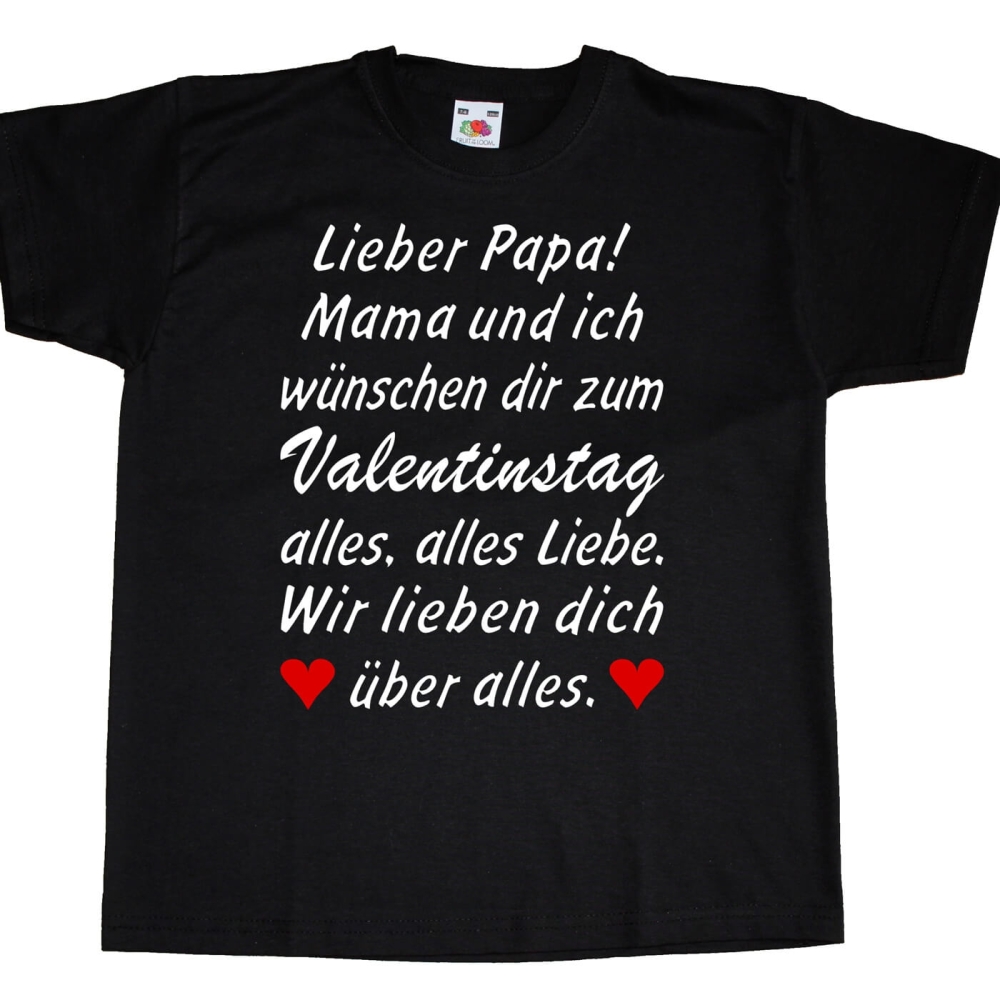 Kinder TShirt Valentinstag