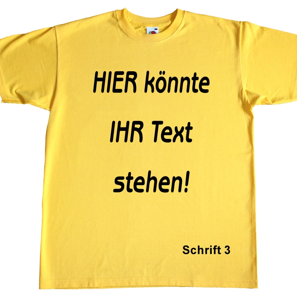 Kinder T-Shirt mit Wunschtext - Personalisiert