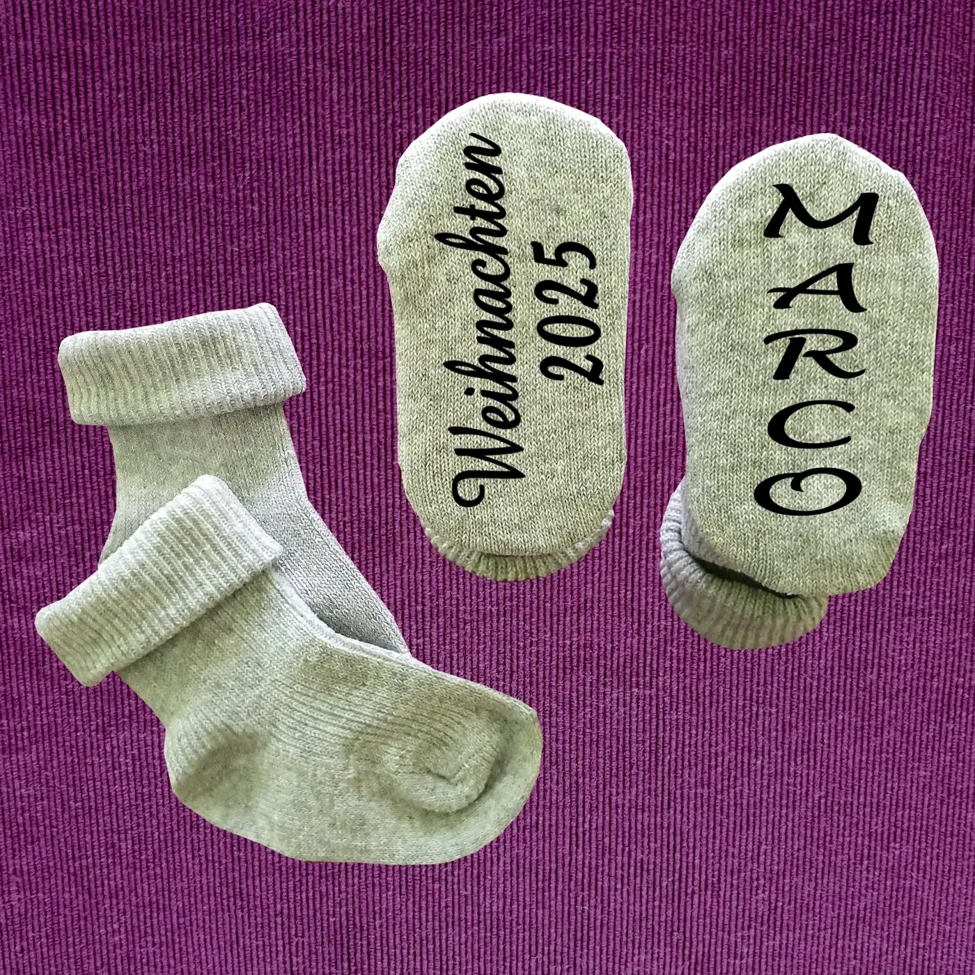 Baby Socks Merry Christmas