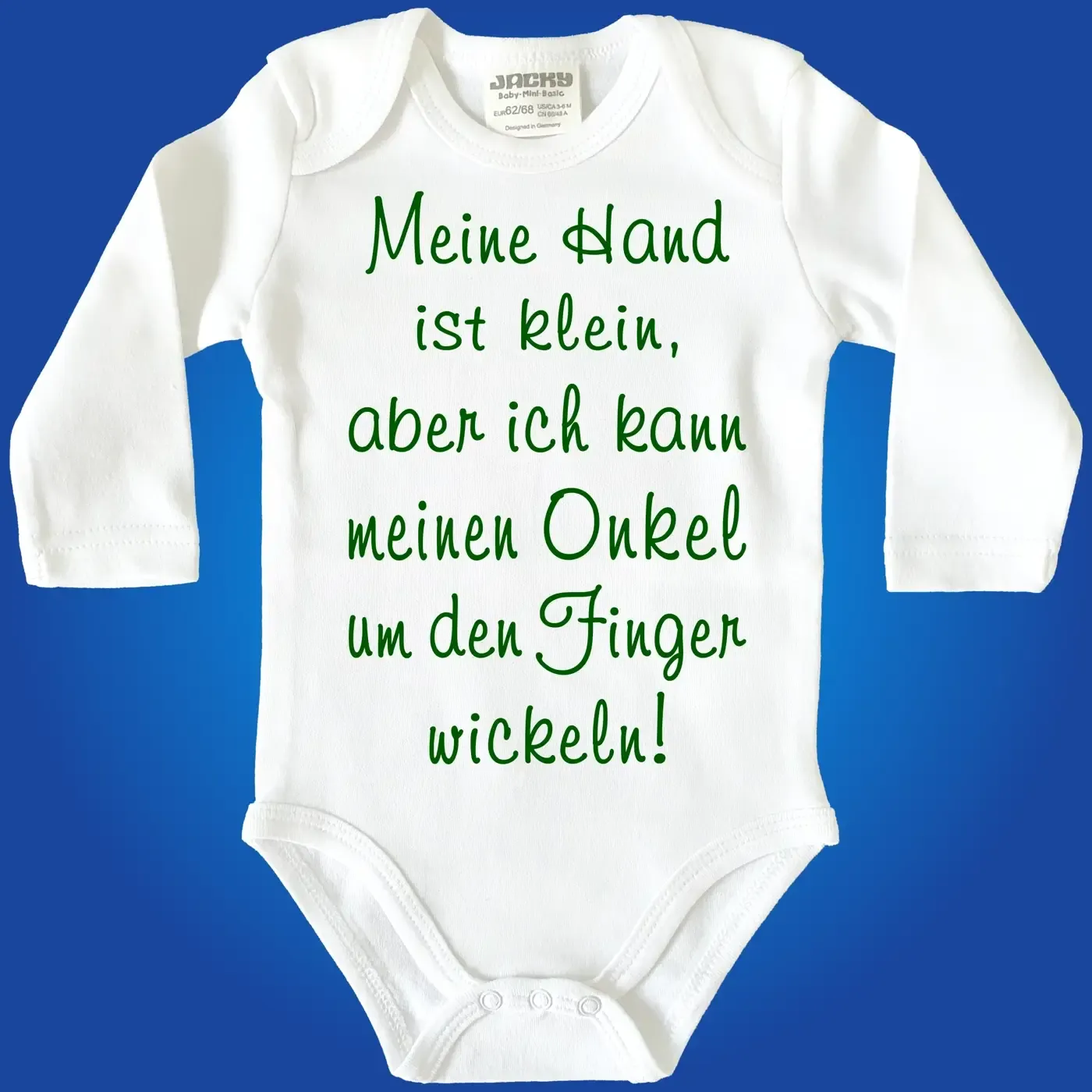 Babybody mit witzigem Spruch