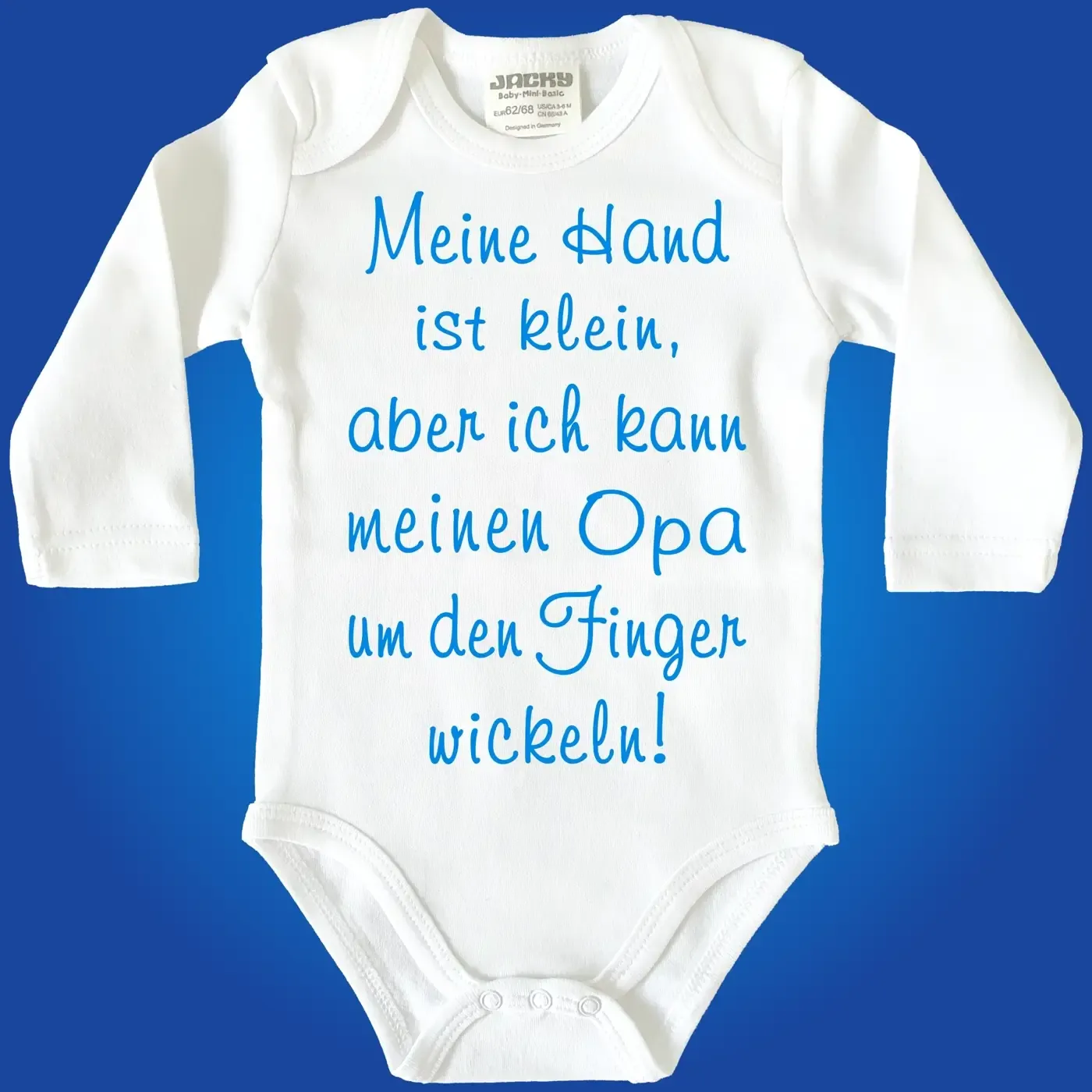 baby-Body mit lustigem Spruch zur Geburt