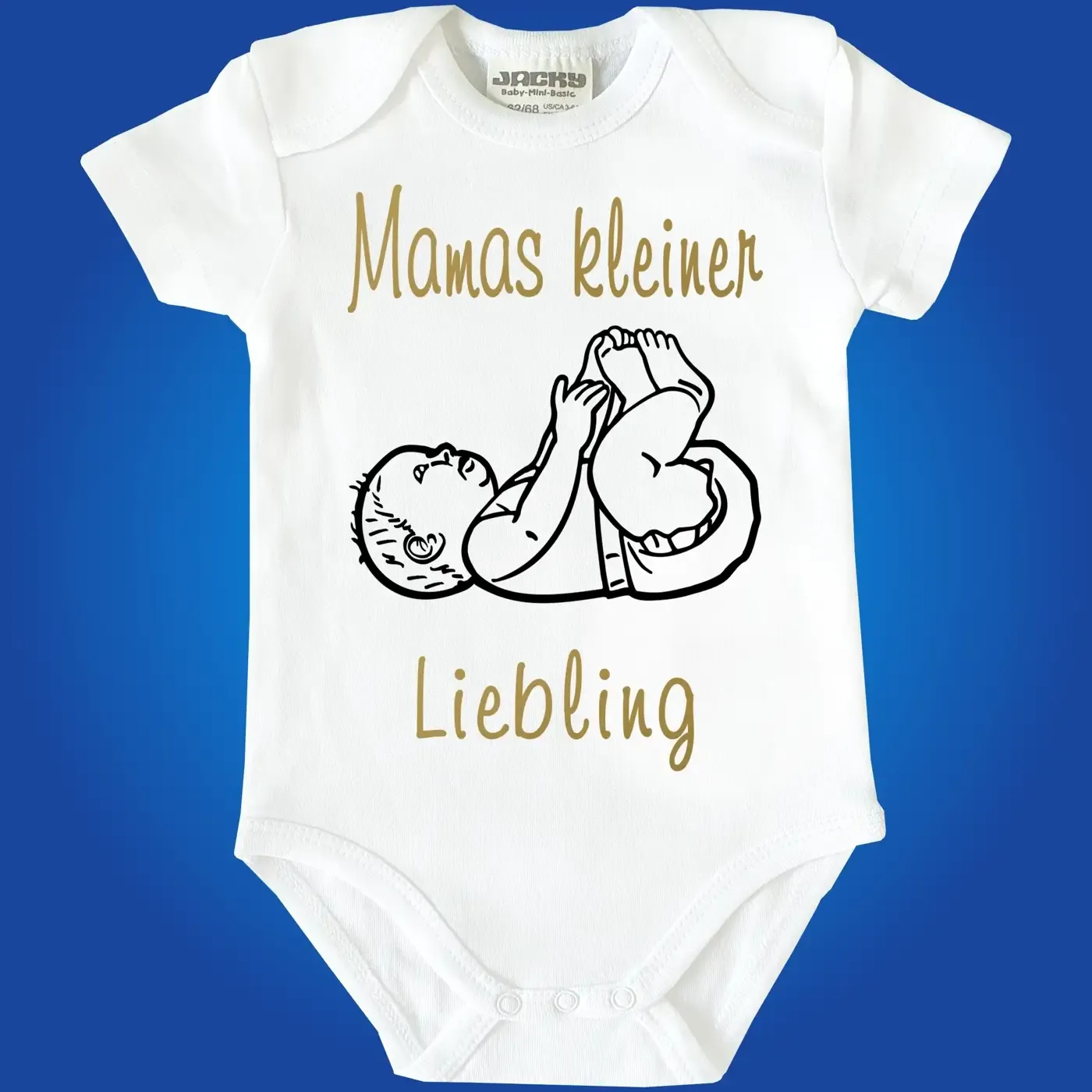 Baby-Body mit Aufdruck Mamas kleiner Liebling