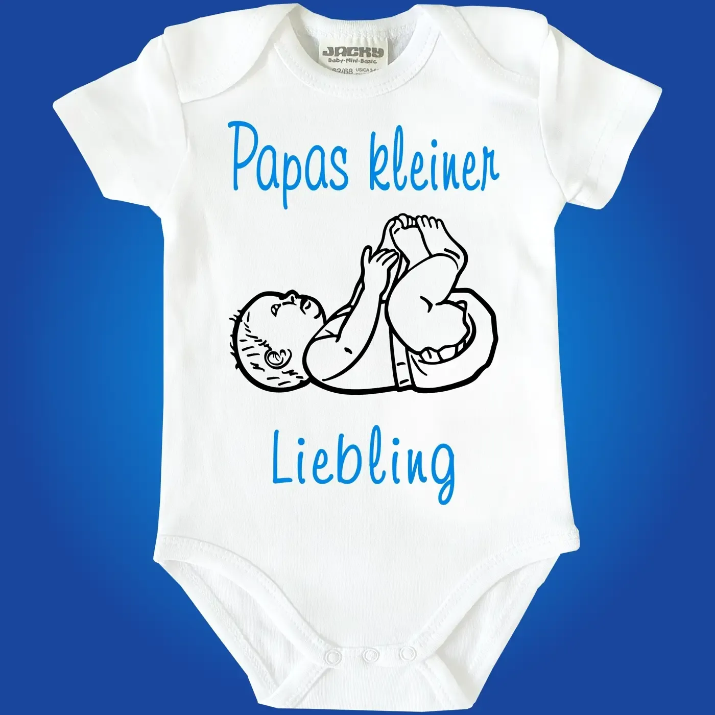 Baby-Body mit Aufdruck Papas kleiner Liebling