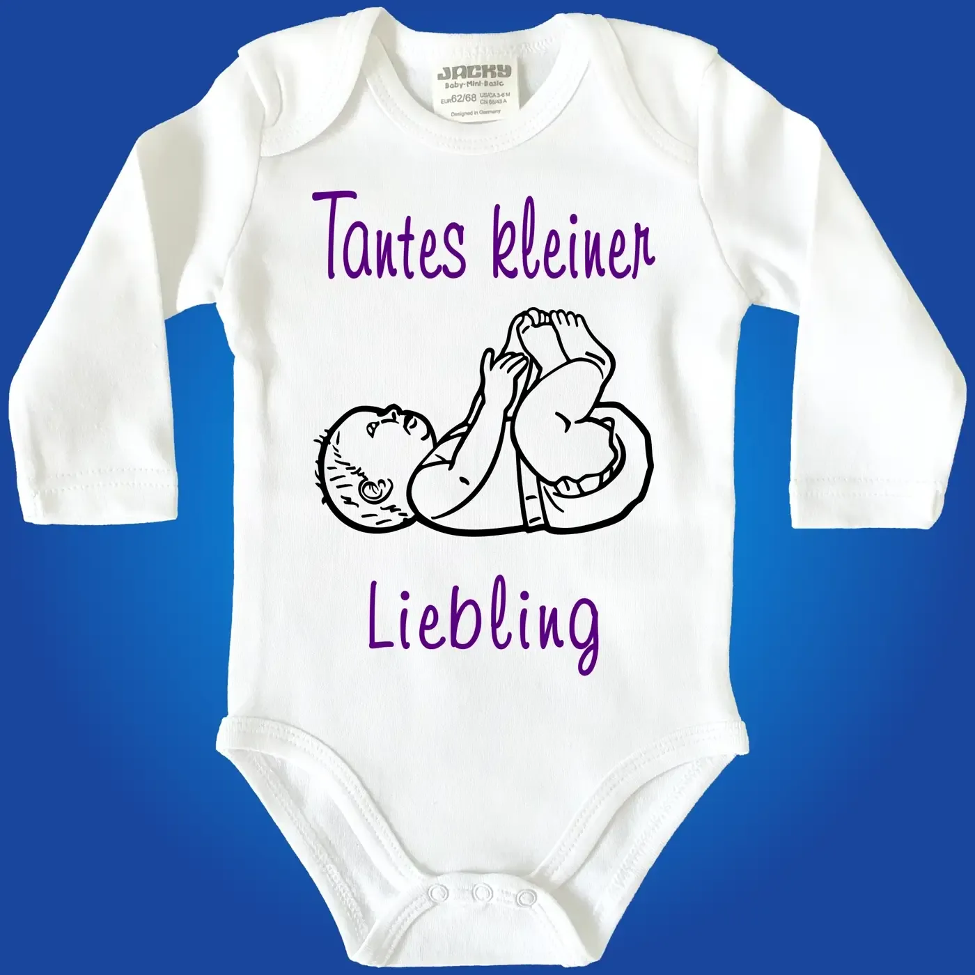 Baby-Body mit Aufdruck Tantes kleiner Liebling