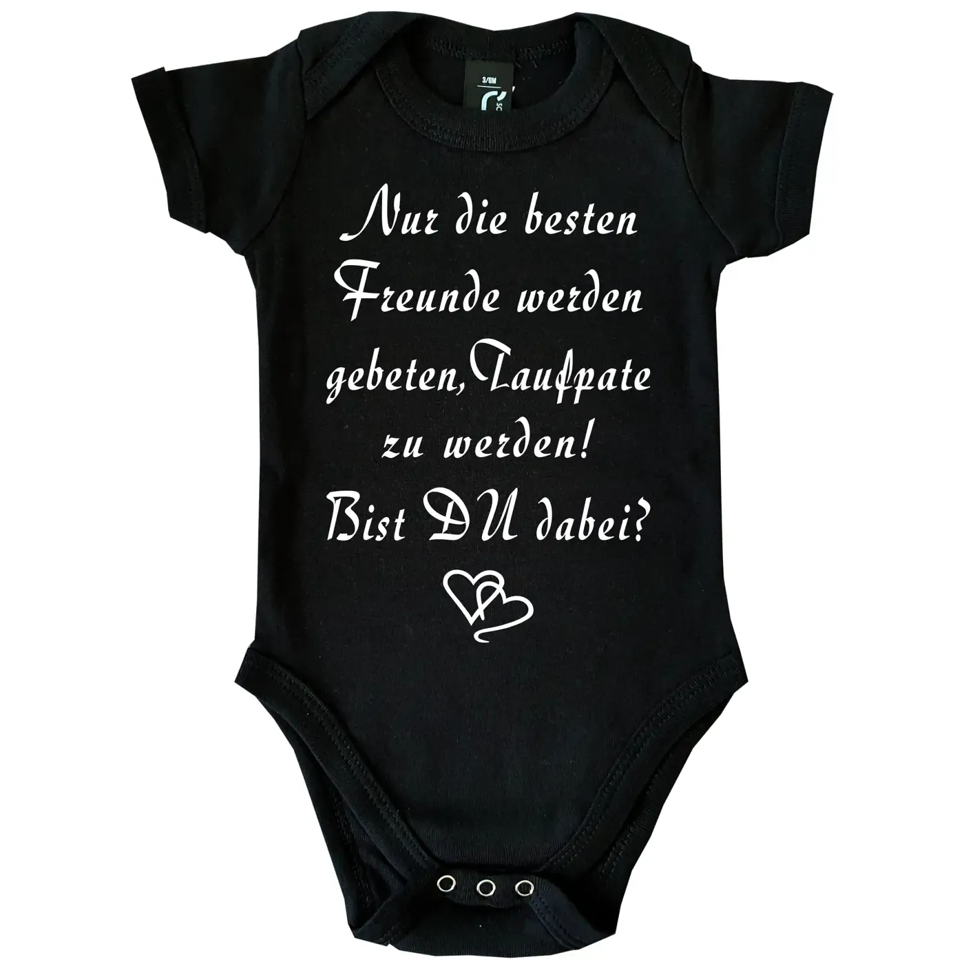 Baby-Body mit Druck Taufpaten