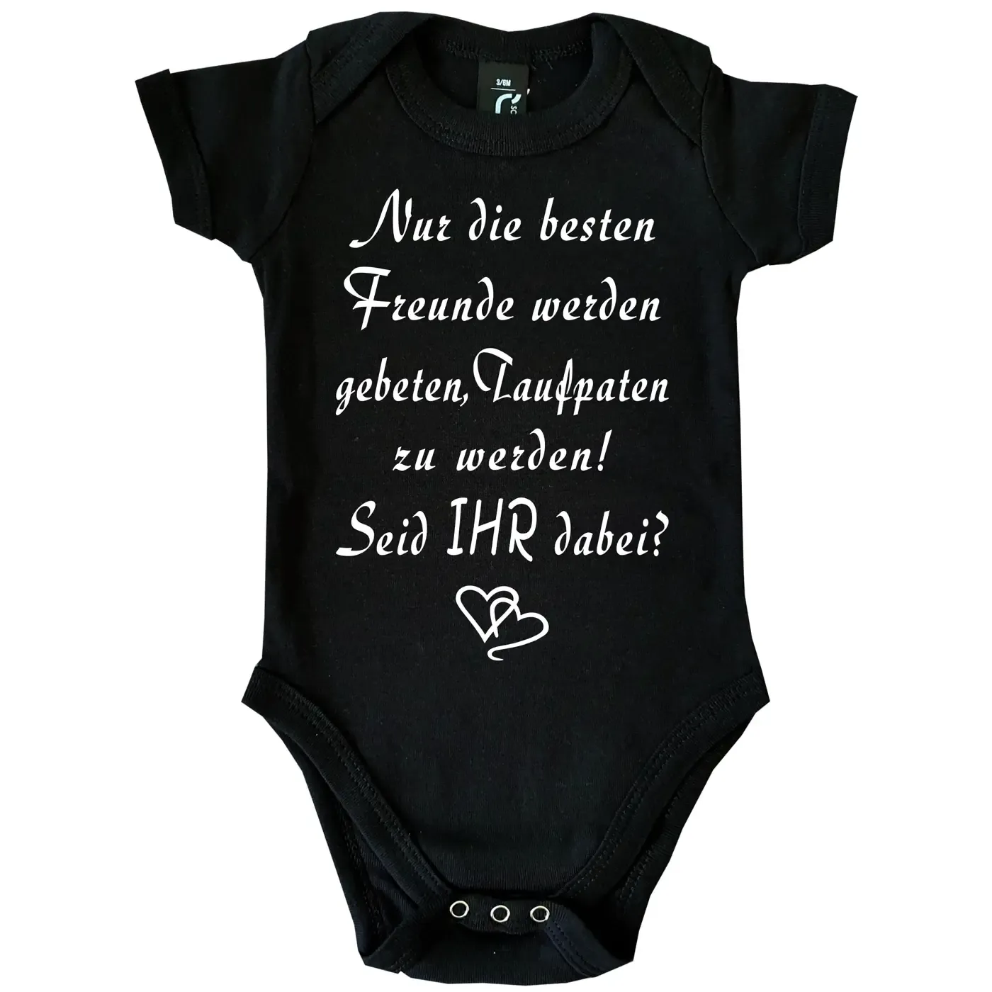 Baby-Body mit Druck Taufpaten