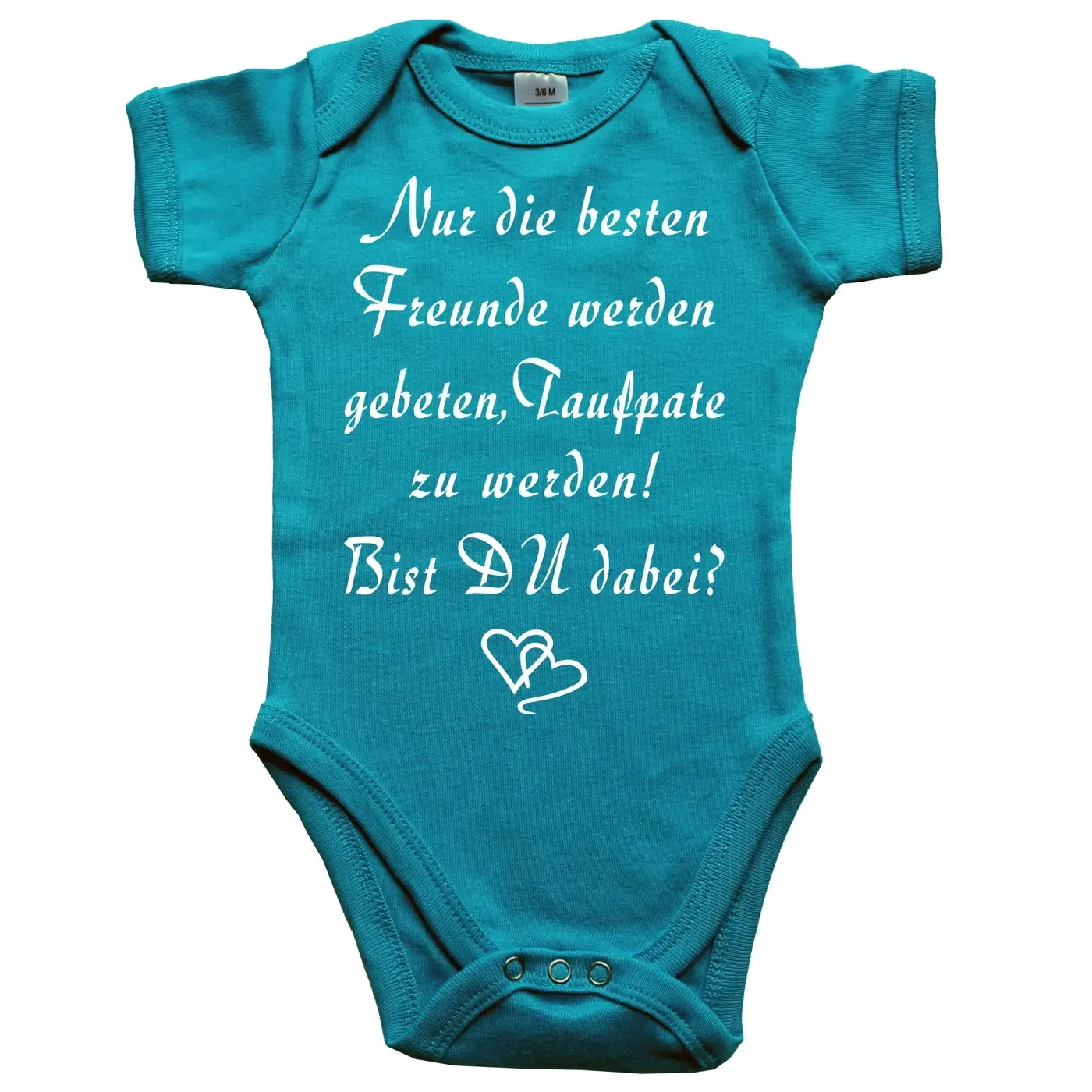 Baby-Body mit Druck Pateneltern