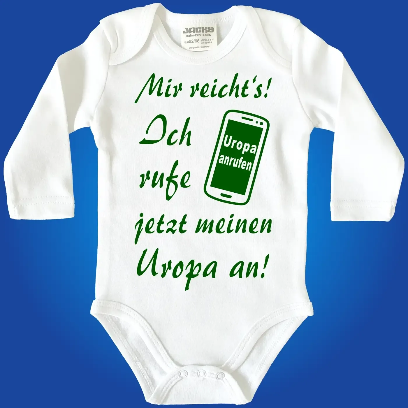 Lustiger Baby Bodie Uropa anrufen