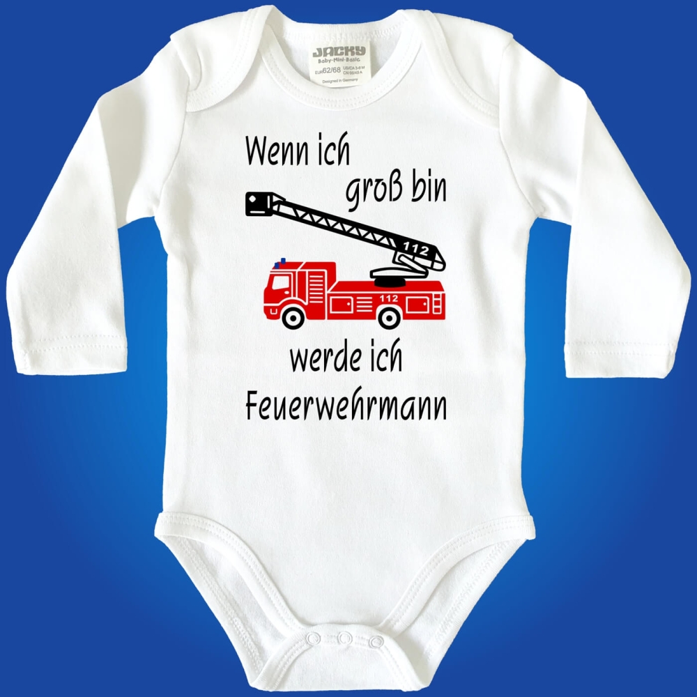Baby Body Feuerwehrmann