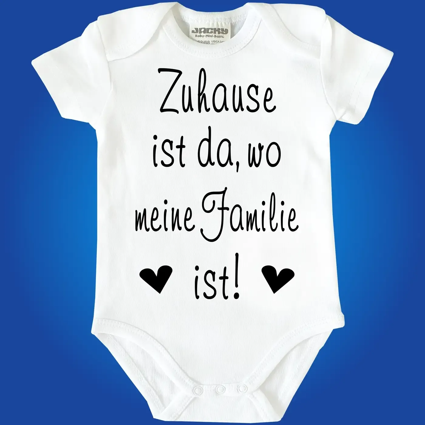 Baby-Body mit Druck Familie