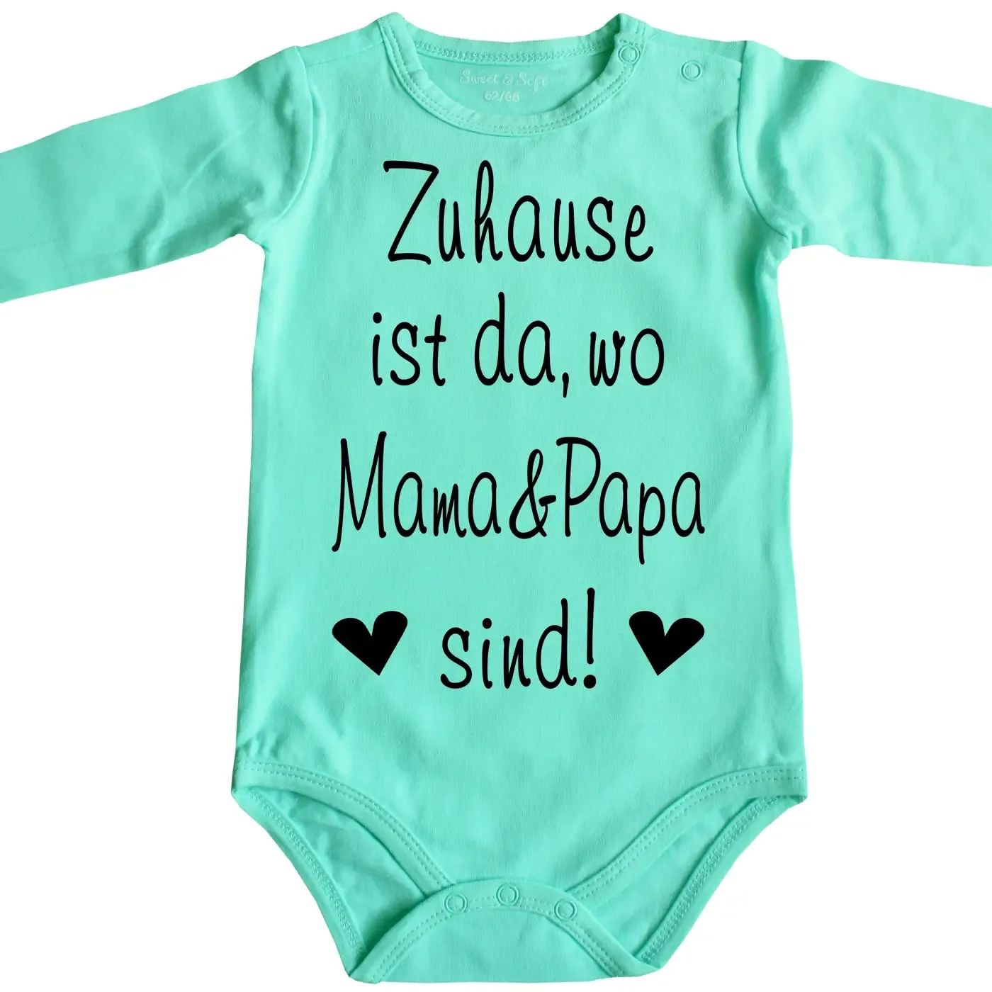 Baby-Body mit Druck Um den Finger wickeln