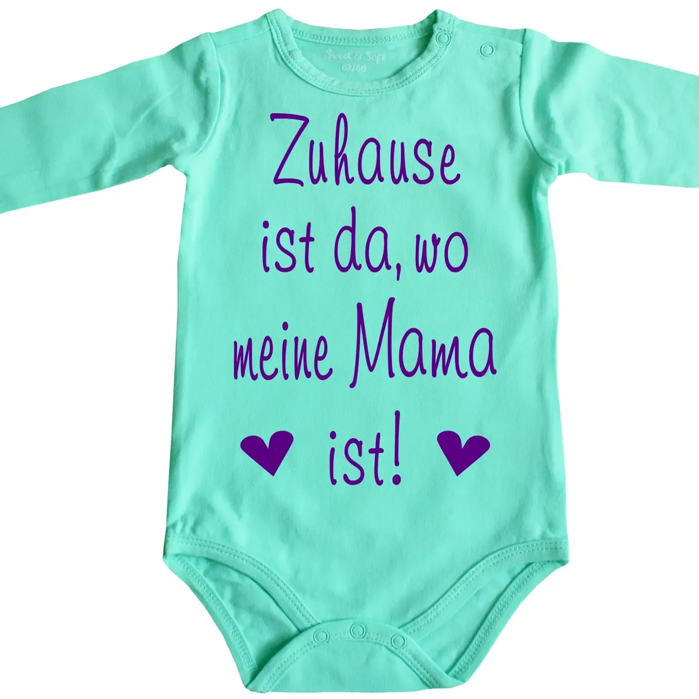 Babybody mit Druck Familie