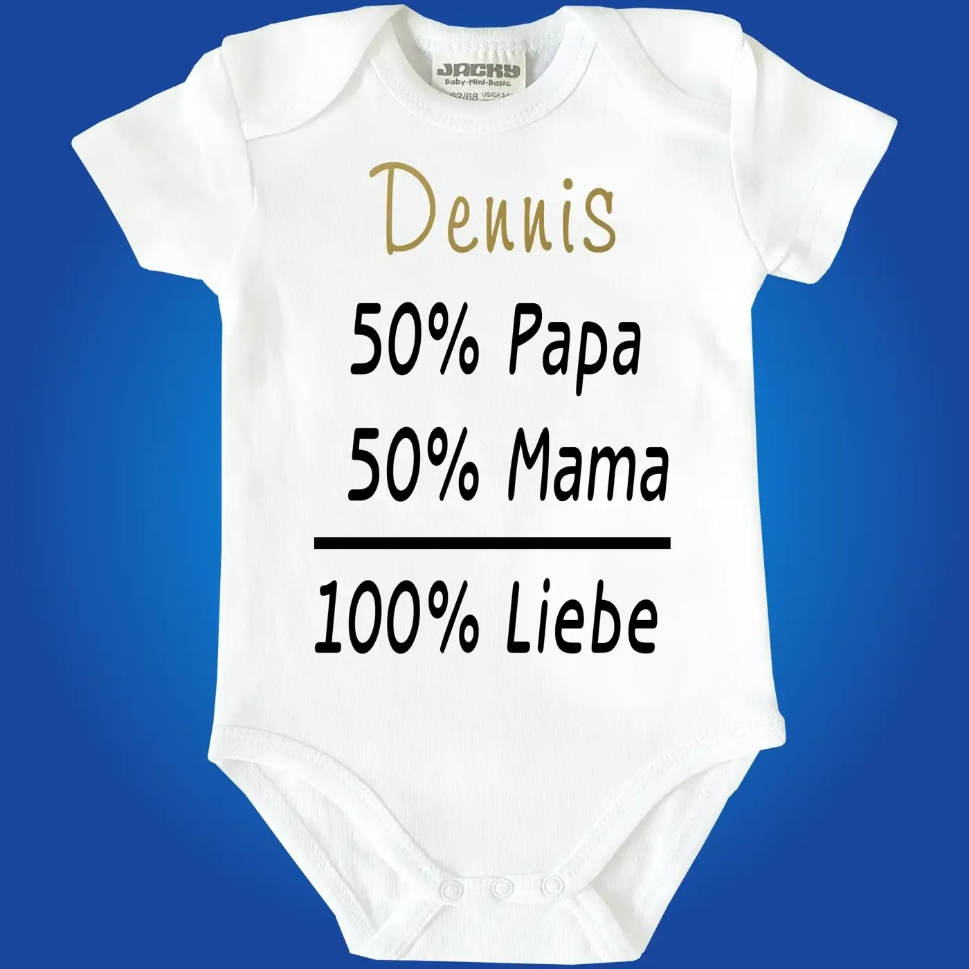 Baby-Body mit Druck Formel