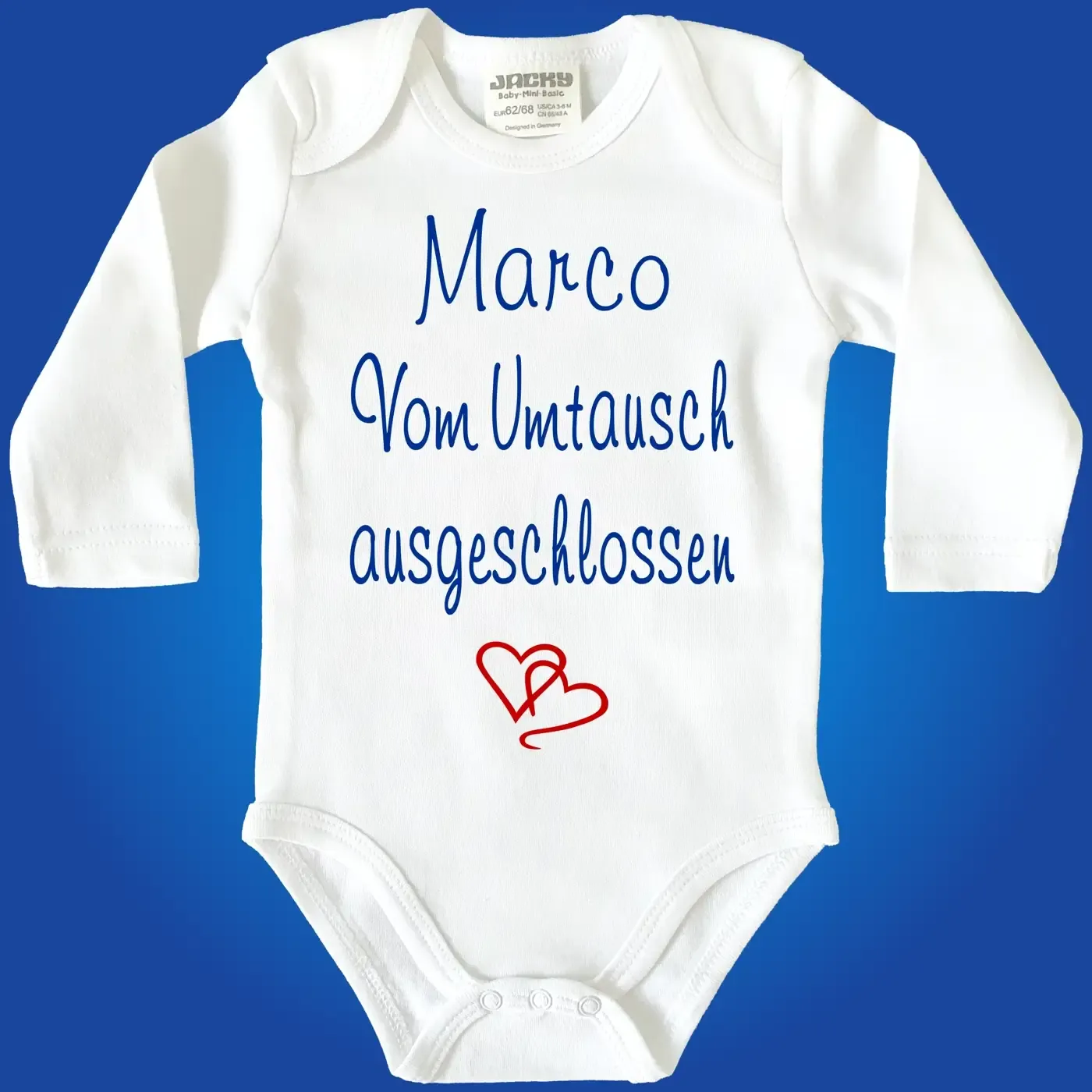 Baby-Body mit lustigem Spruch