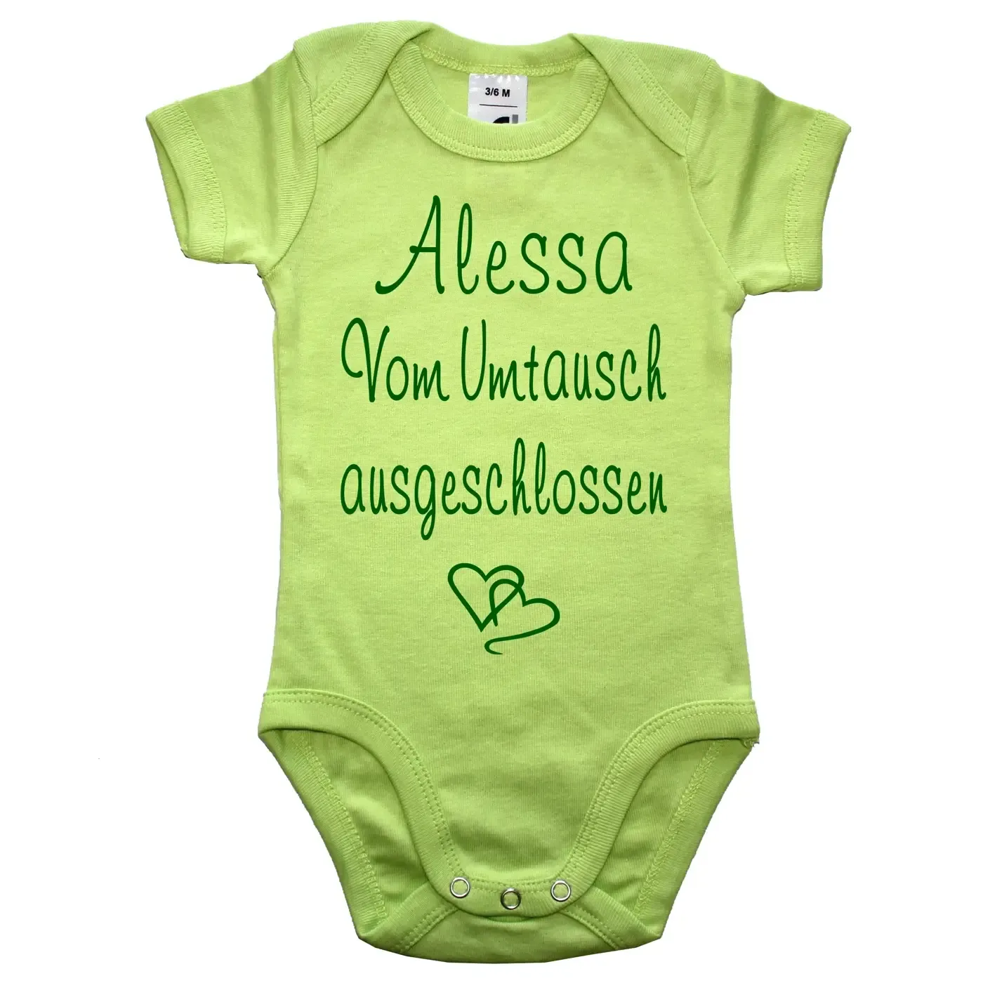 Baby-Body mit Spruch - Personalisiert