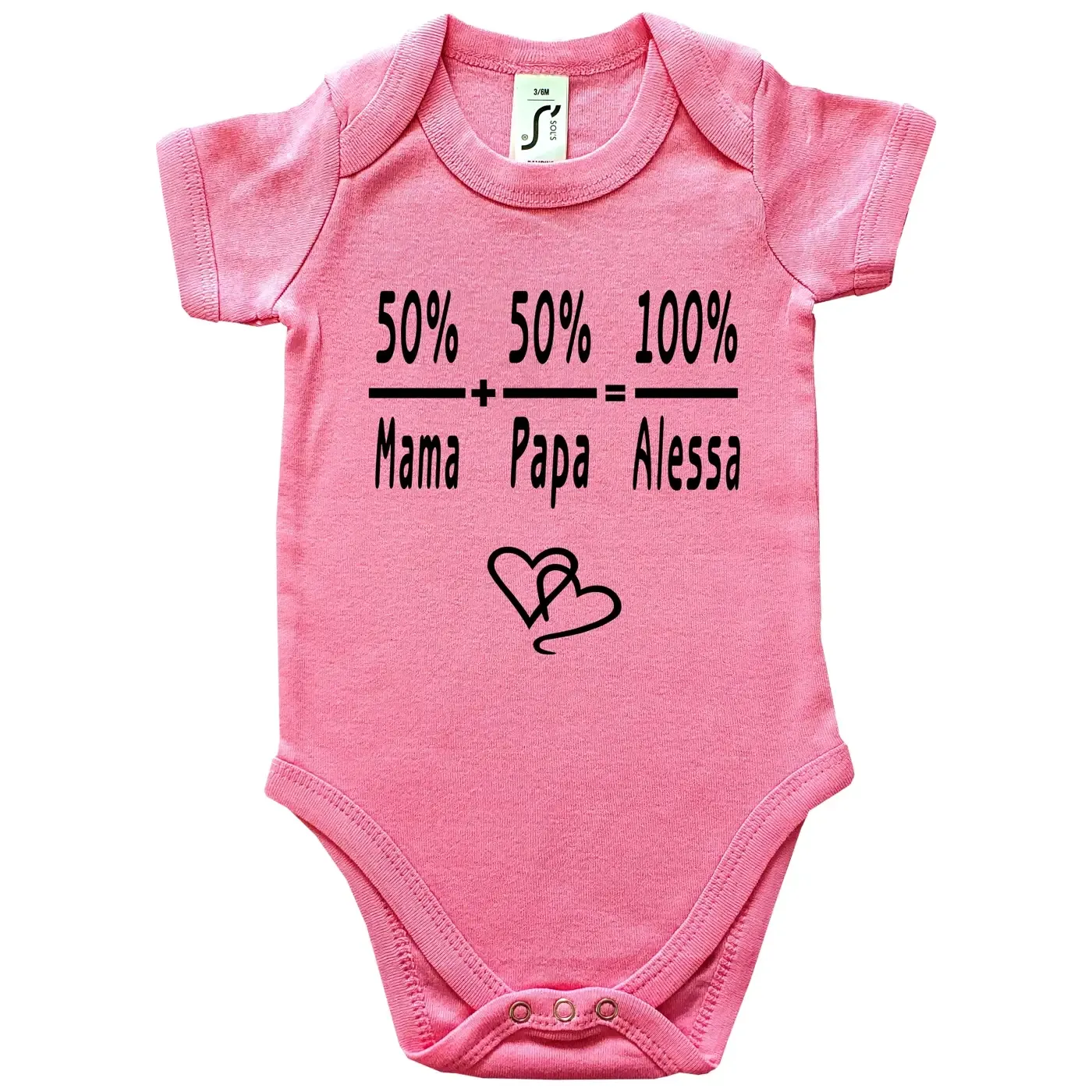 Baby-Body mit Druck Formel