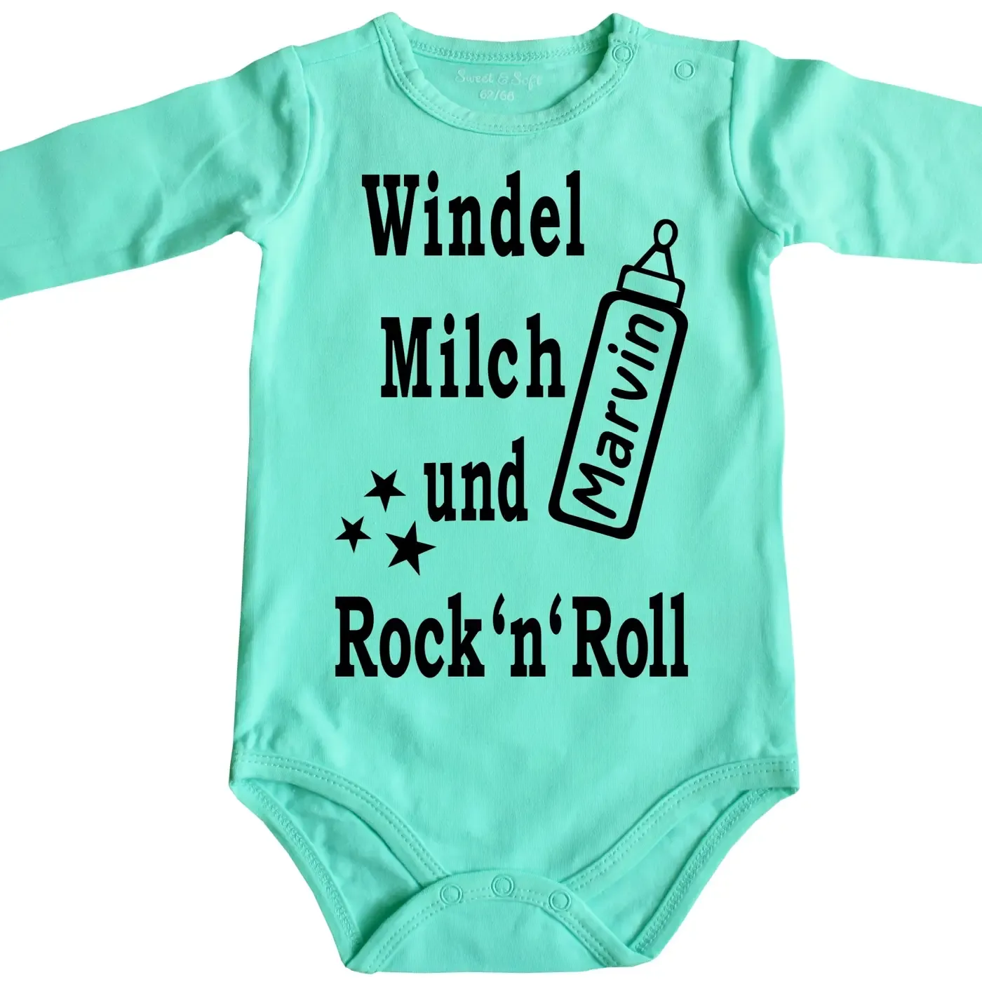 Baby-Body mit Musik Rock and Roll