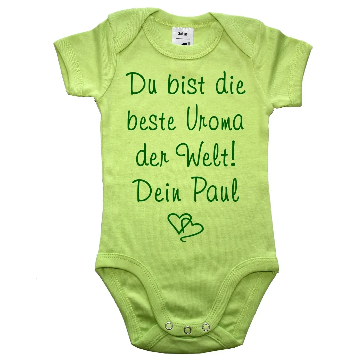 Baby-Body mit Aufdruck Beste Uroma der Welt