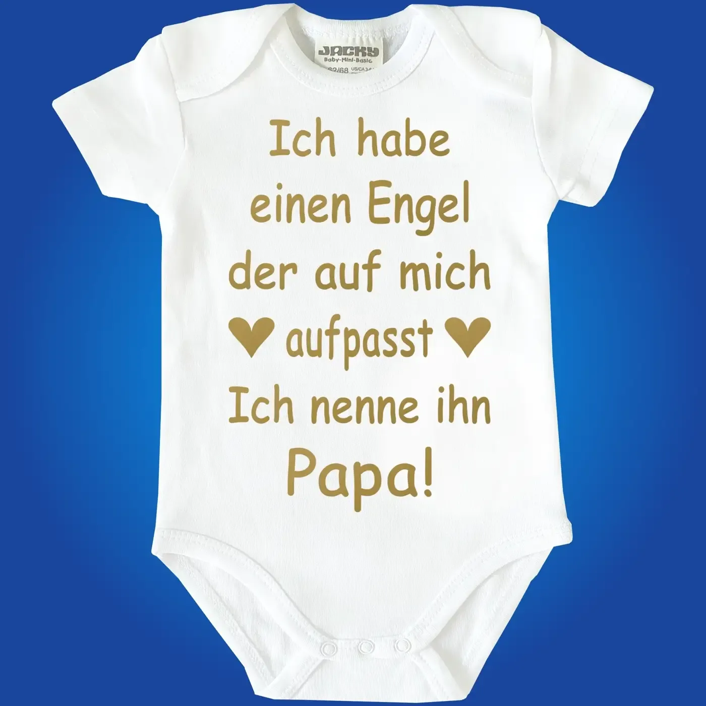 Baby-Body mit Spruch Engel Papa