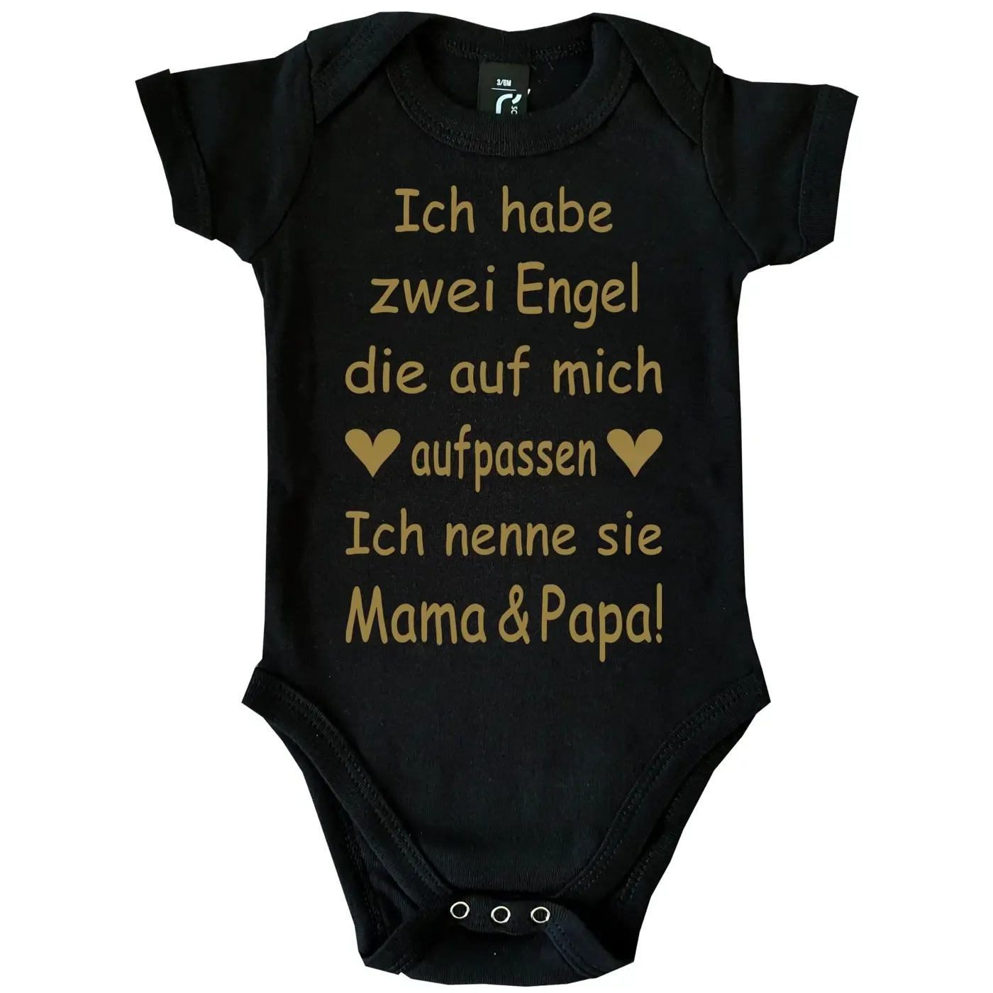 Baby bodysuit with angel