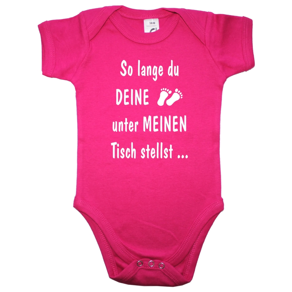 Baby-Body - So lange du deine Füße unter meinen Tisch...