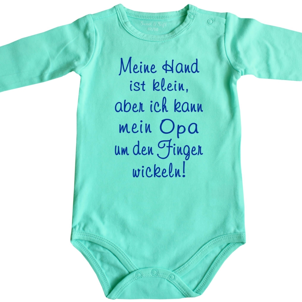 Baby-Body - Meine Hand ist klein, aber ich kann Oma & Opa ...