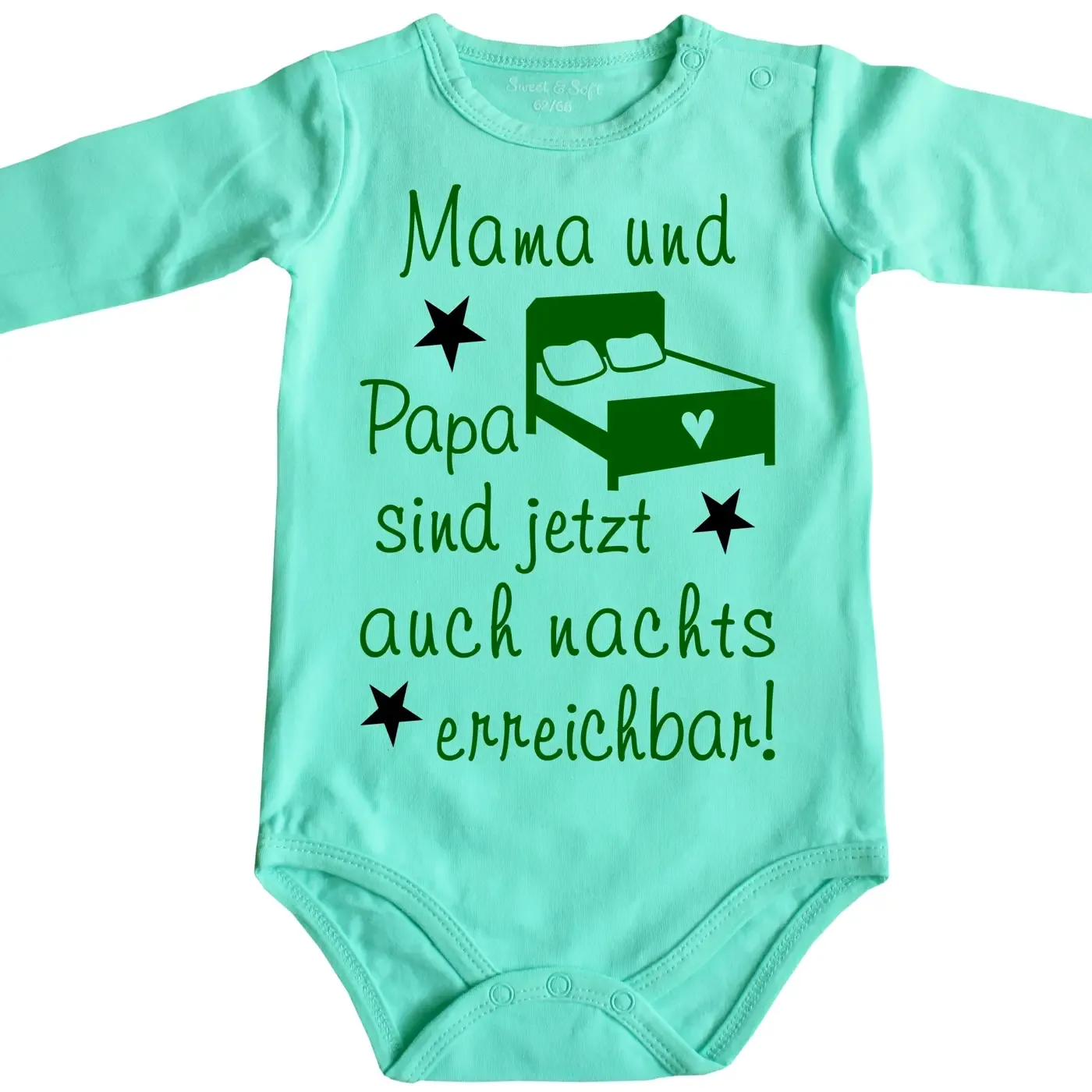 Babybody mit witzigem Spruch