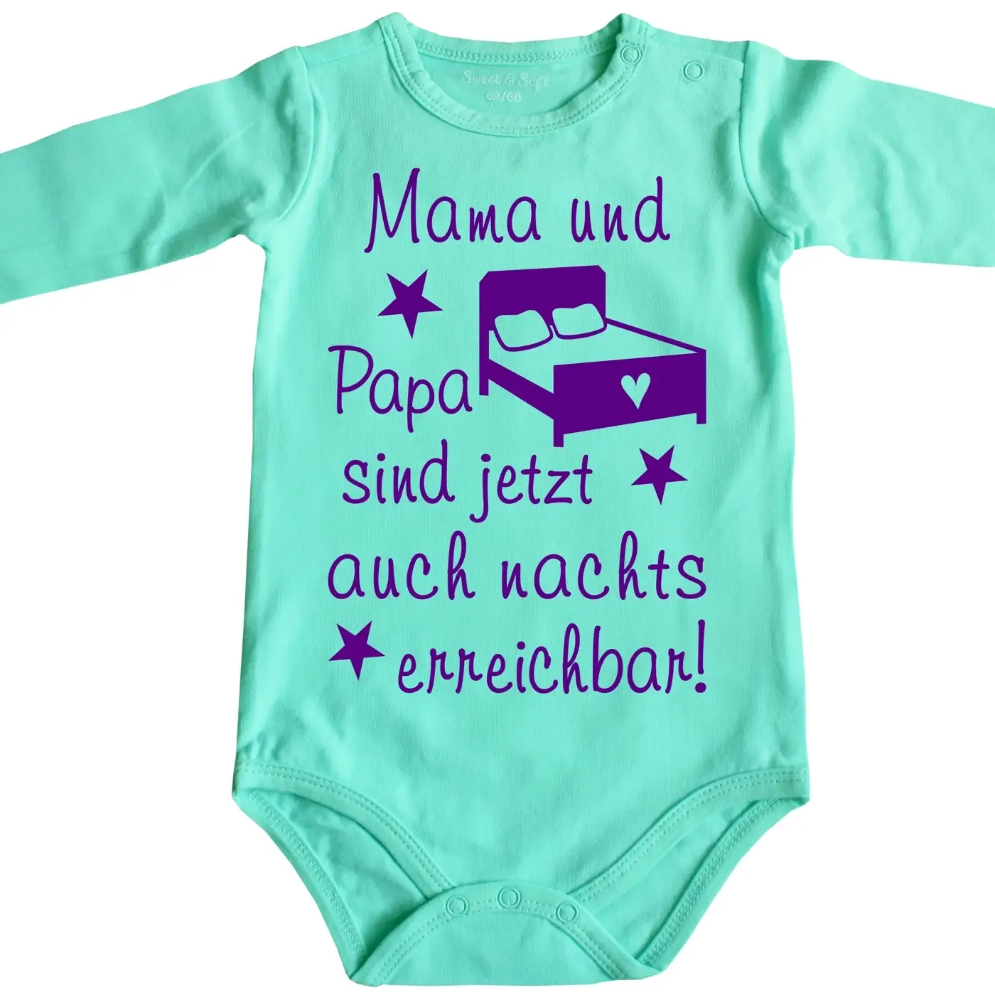Baby Bodysuit with funny saying about the night