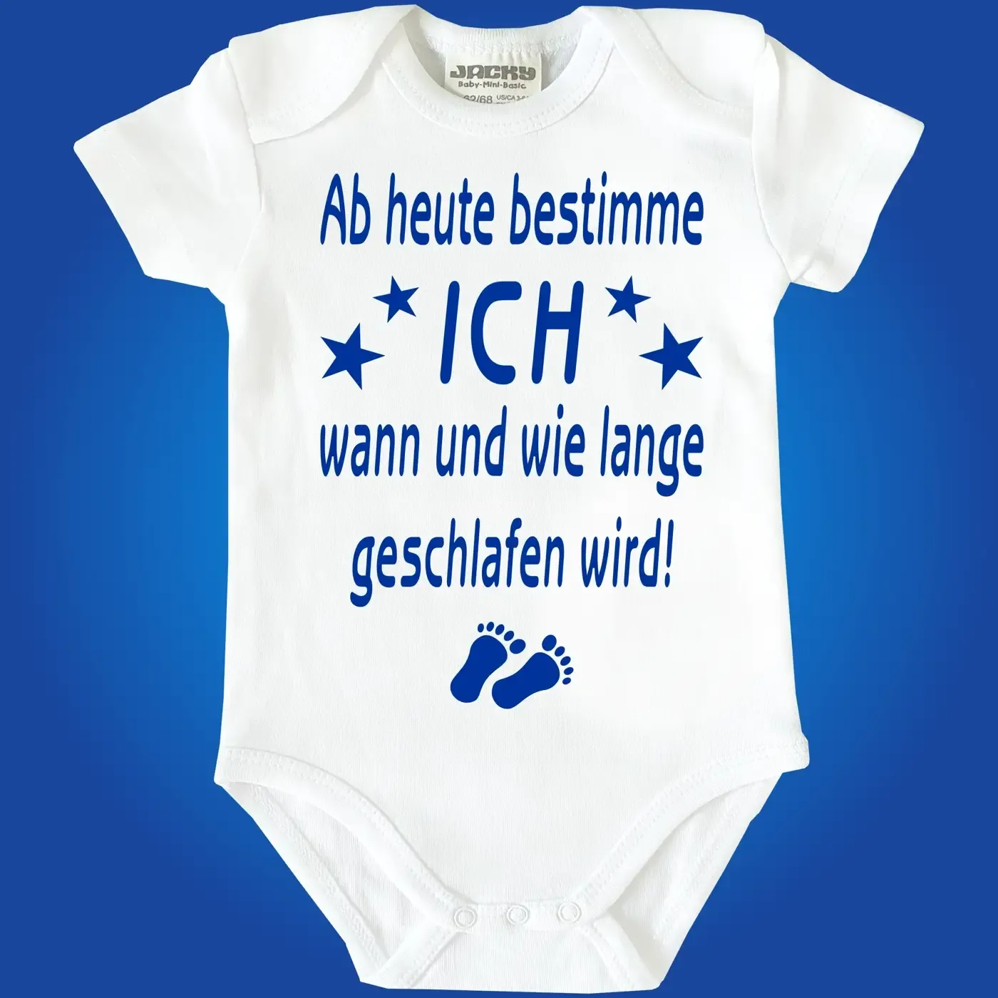 Baby Bodysuit with saying about sleeping