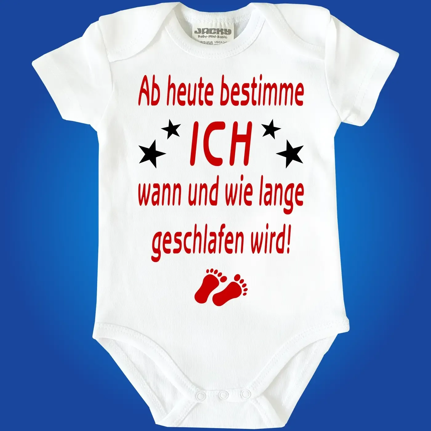 Babybody Lustig mit Spruch schlafen