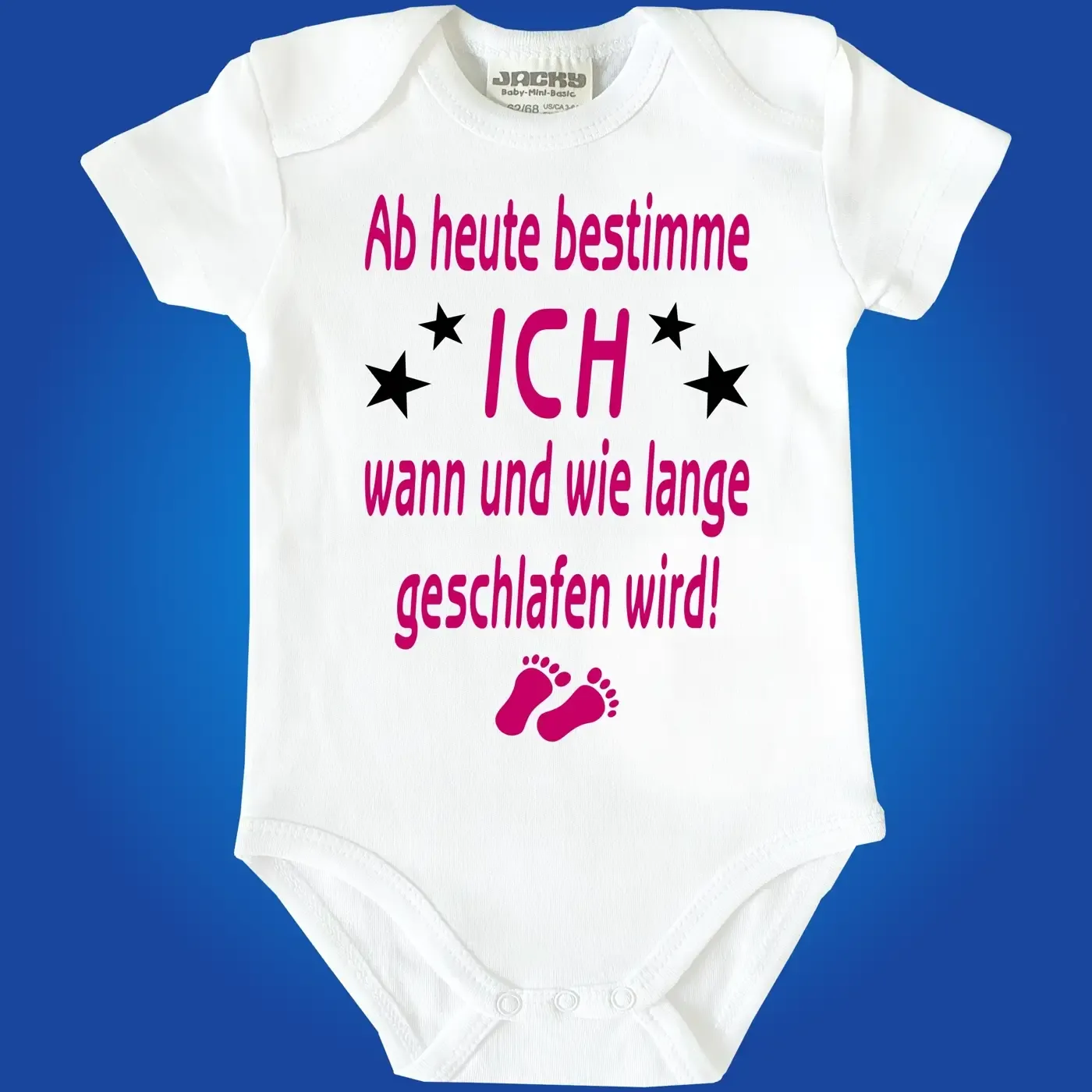 Baby Bodysuit with saying about sleeping