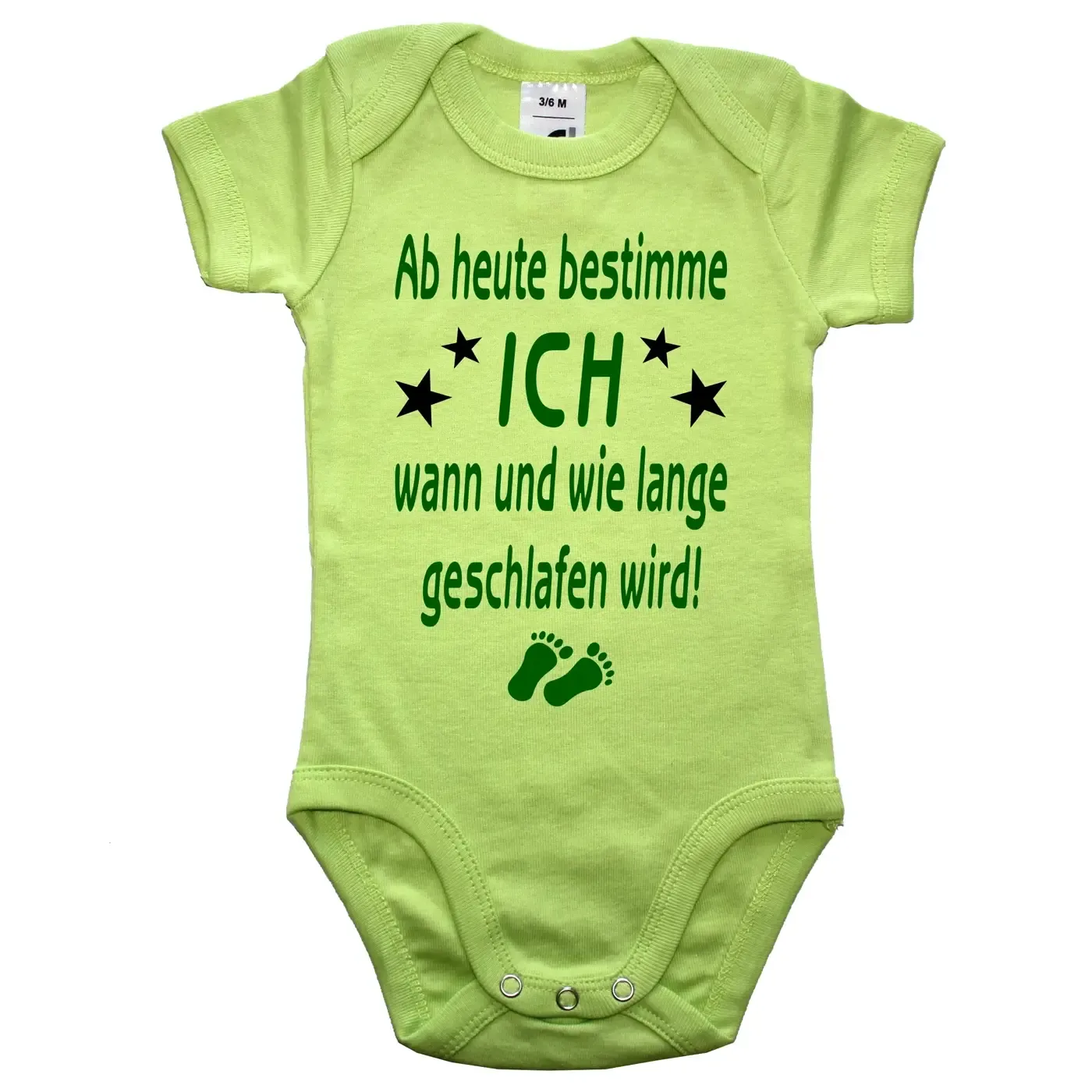 Baby Bodysuit with saying about sleeping