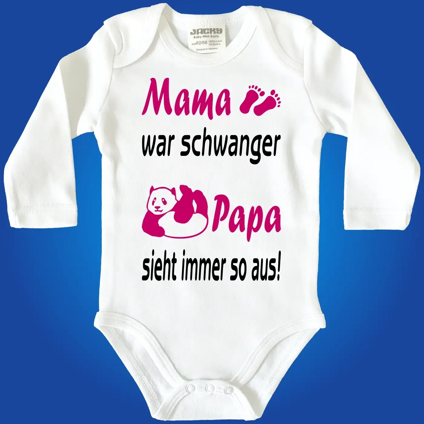 Baby Bodie mit Spruch