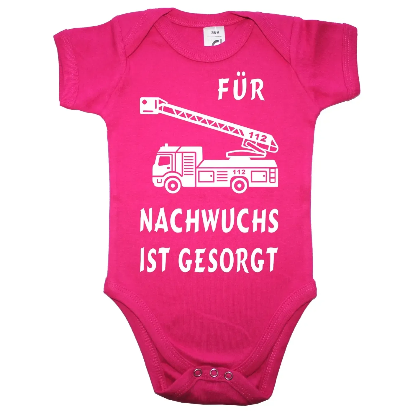 Baby Bodie mit Feuerwehrauto Feuerwehr Nachwuchs