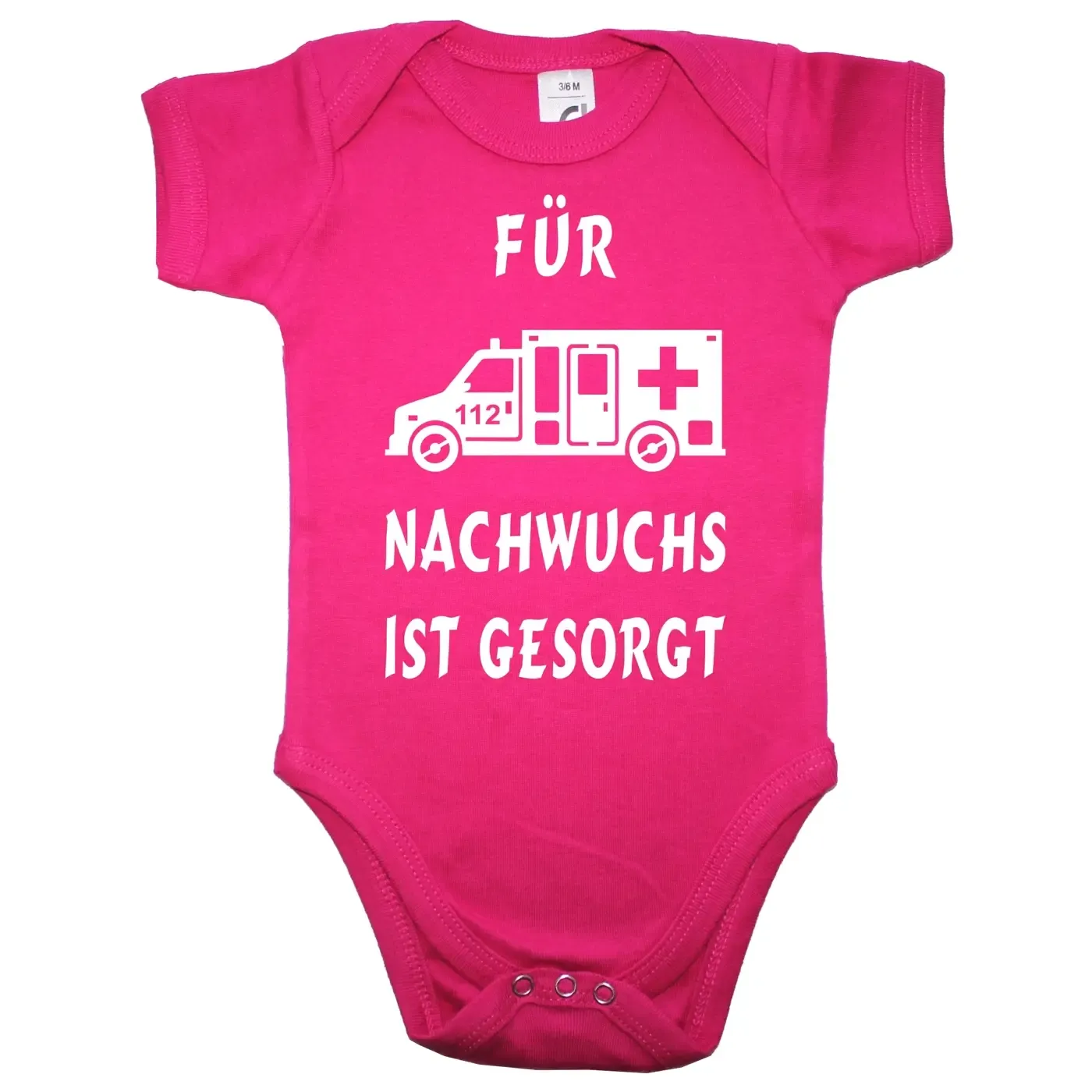 Babybody als Geschenk für Rettungsdienst‑Kollegen zur Geburt