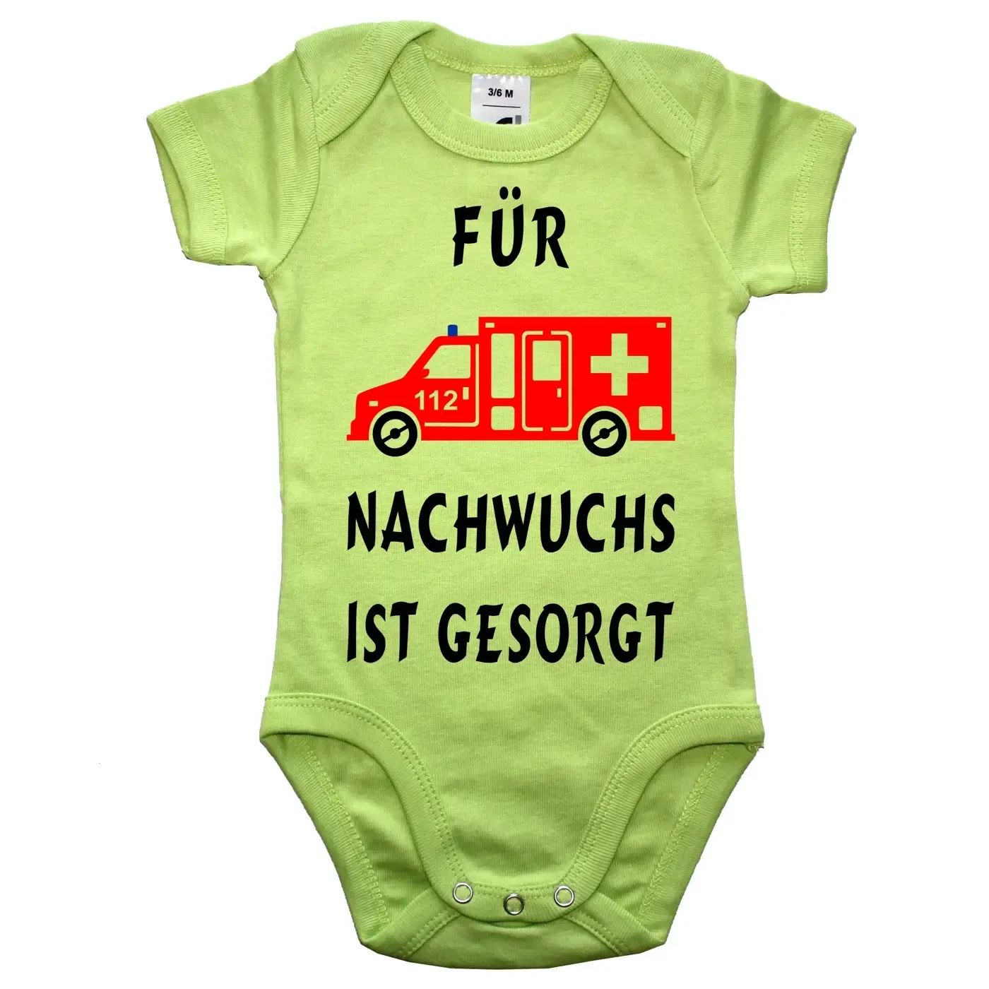 Baby Bodie mit Rettungswagen Notarzt