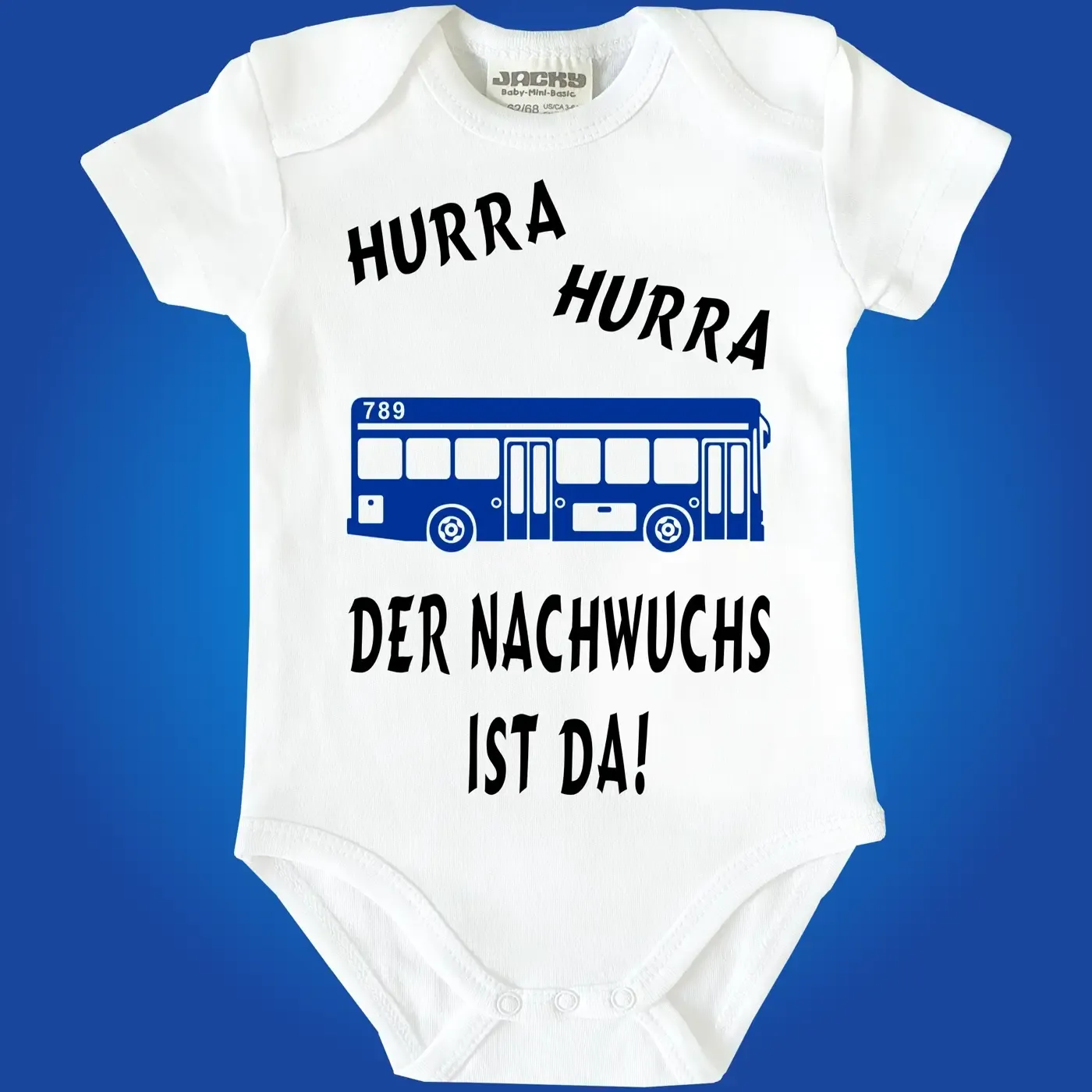 Babybody mit Bus