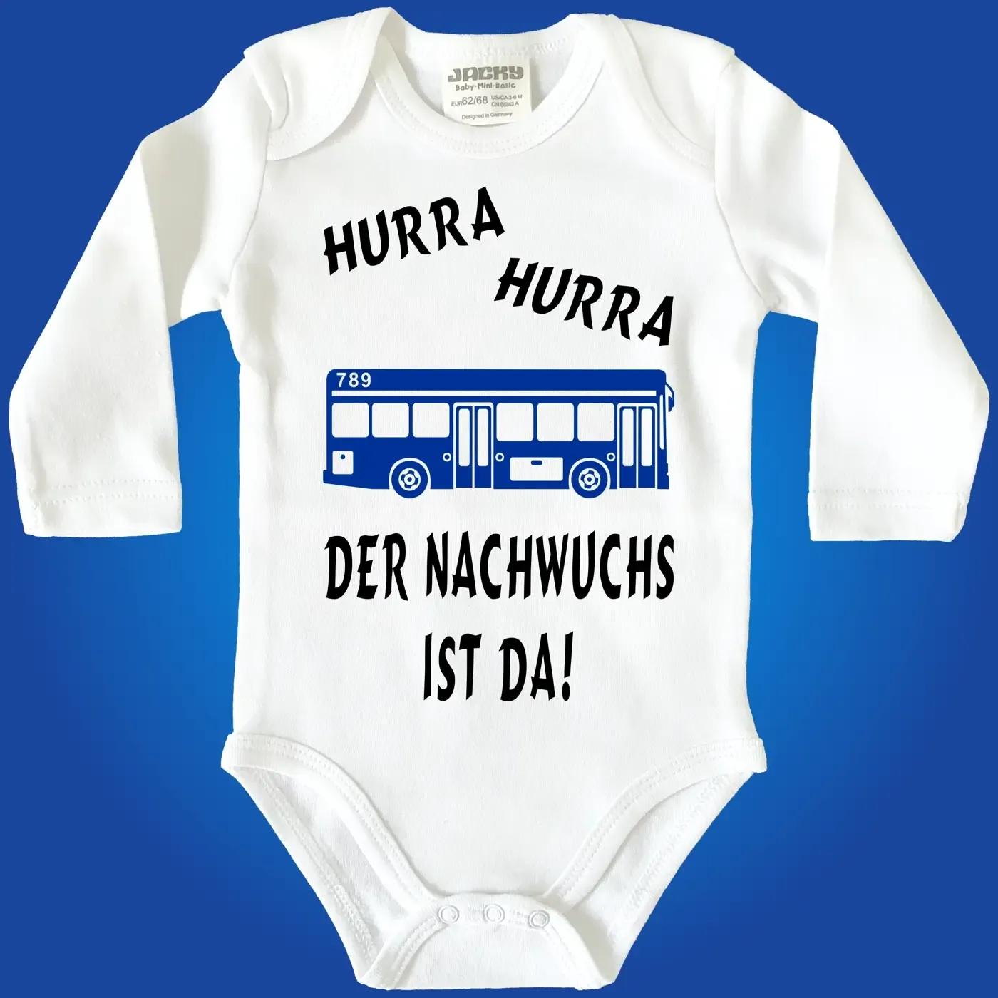 Babybody mit Bus