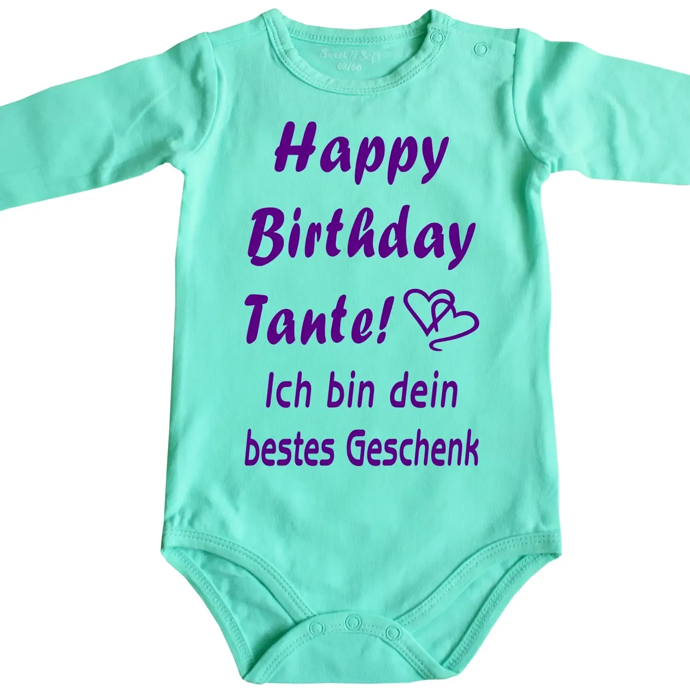 Baby-Body mit Druck zum Geburtstag