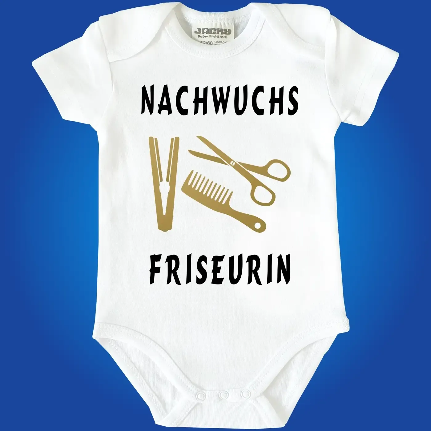 Baby-Body mit Aufdruck Friseurin Friseur