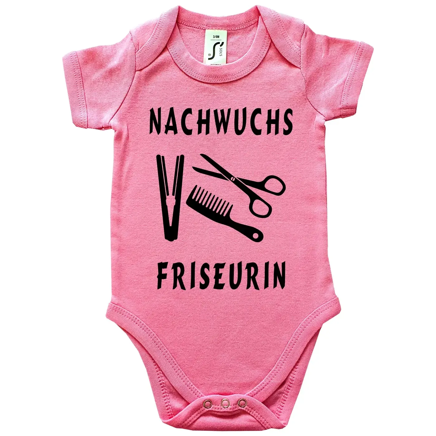 Baby-Body mit Druck Friseurin Friseur