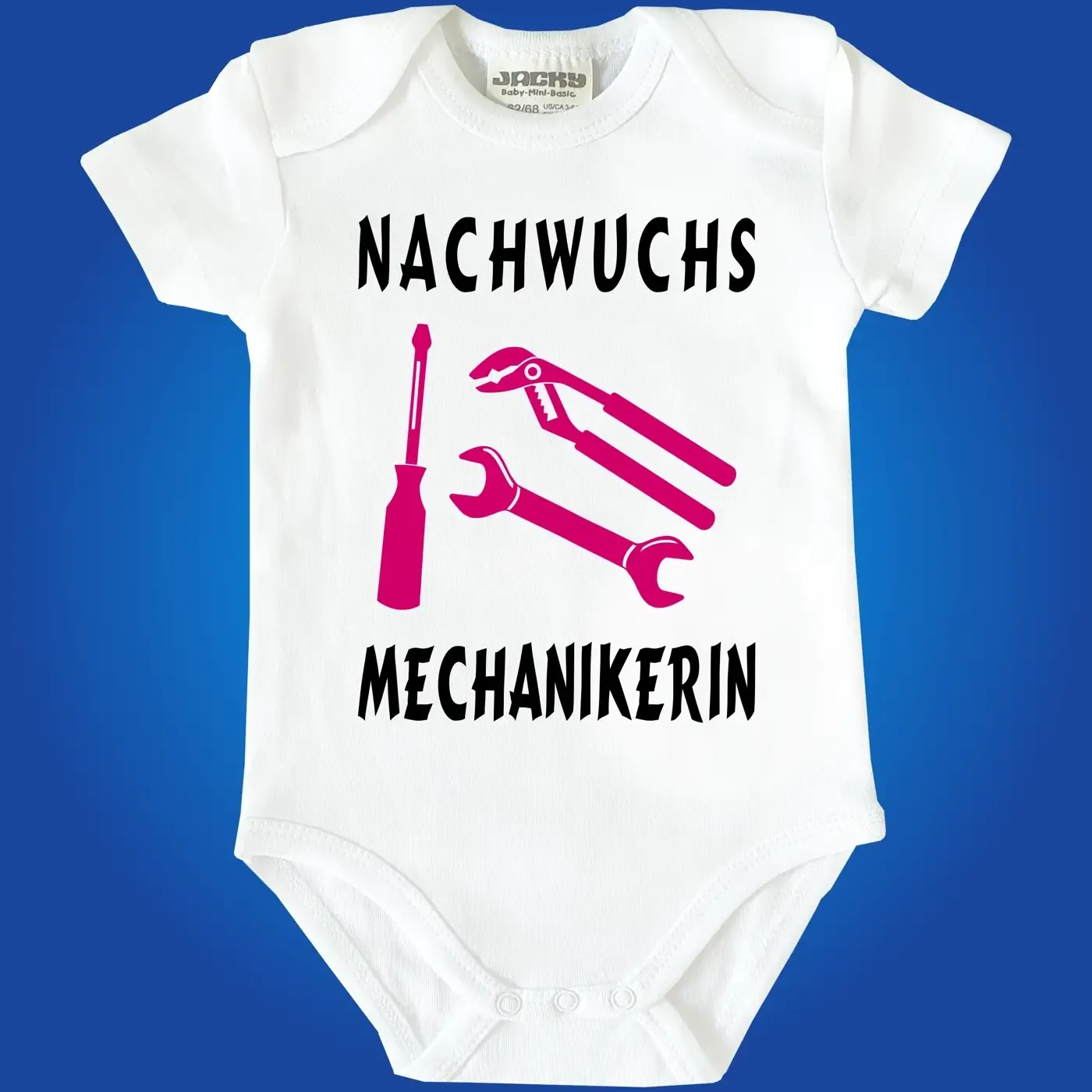 Baby-Body mit Druck Mechanikerin