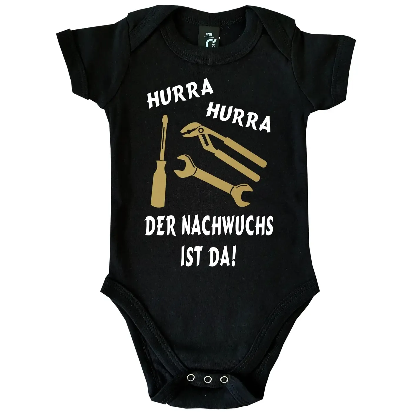 Baby-Body mit Druck Nachwuchs Handwerker