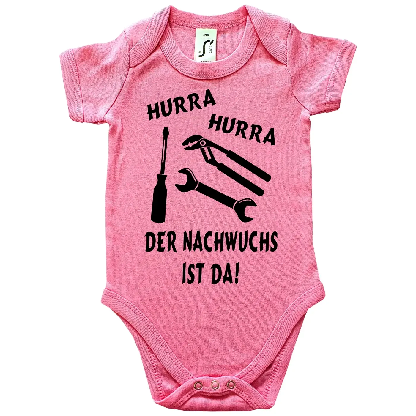 Baby-Body mit Aufdruck Schlosser