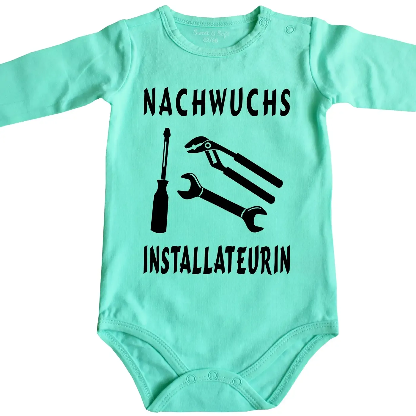 Baby-Body mit Aufdruck Schlosser