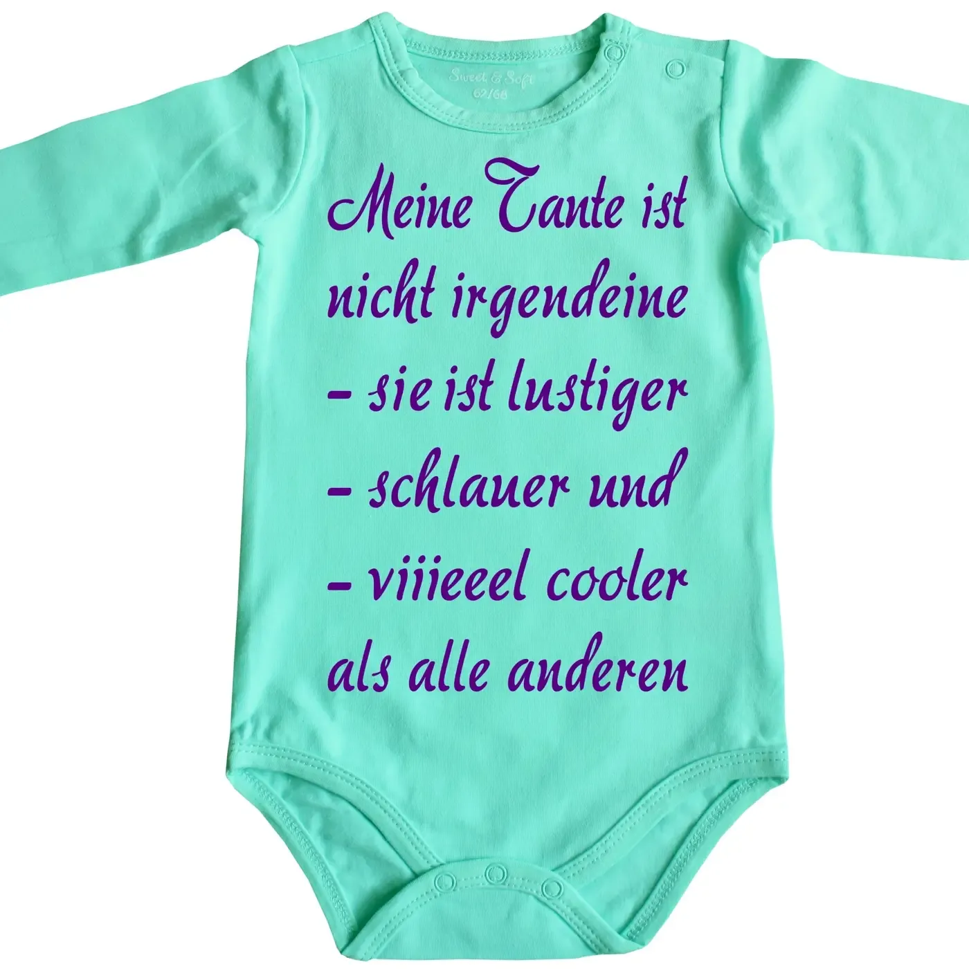 Baby bodysuit with saying uncle